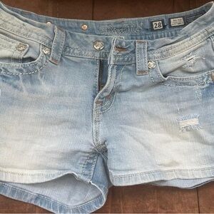 Miss Me size 28 mid rise easy shorts